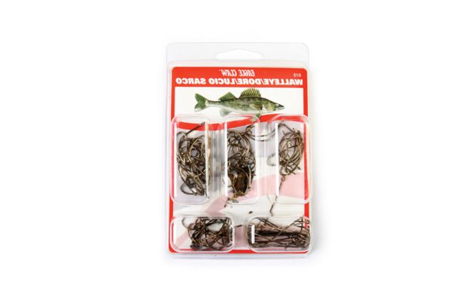 Eagle Claw Walleye Hook Kahle Baitholder Long Shank Assorted