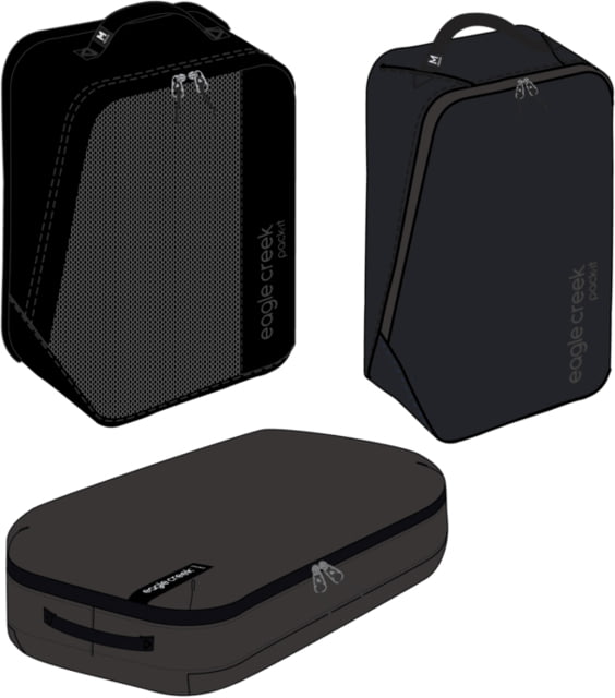 Eagle Creek Pack-It Cube Mixed Set Black Medium