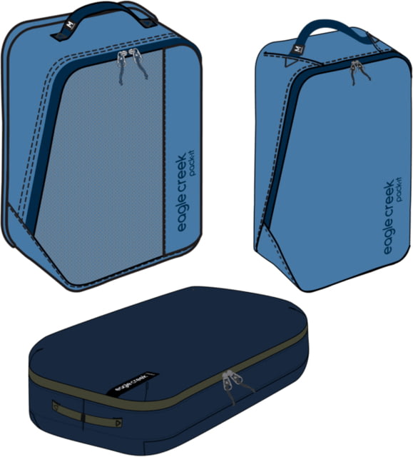Eagle Creek Pack-It Cube Mixed Set Rush Blue/Blue Dawn Medium