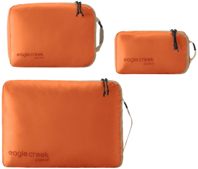 Eagle Creek Eagle Creek Pack-It Isolate Cube Set Mandarin Extra Small/Small/Medium
