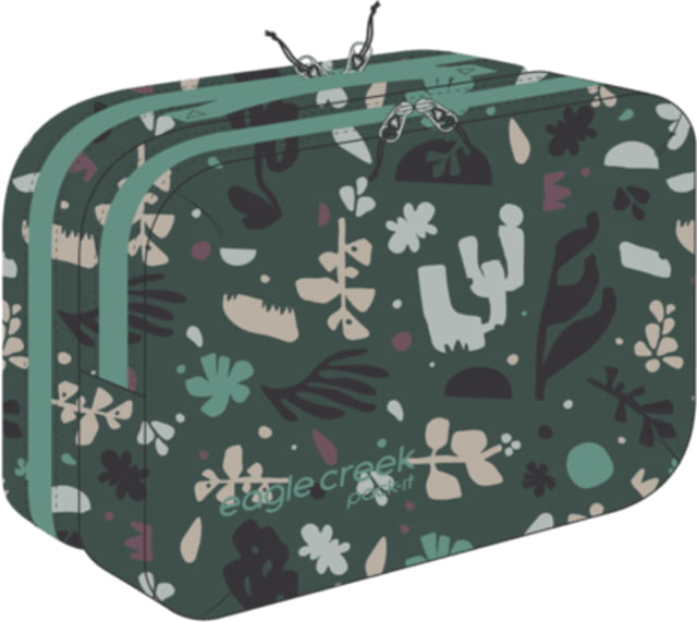 Eagle Creek Pack-It Trifold Toiletry Kit Roots and Shoots: Duck Green One Size