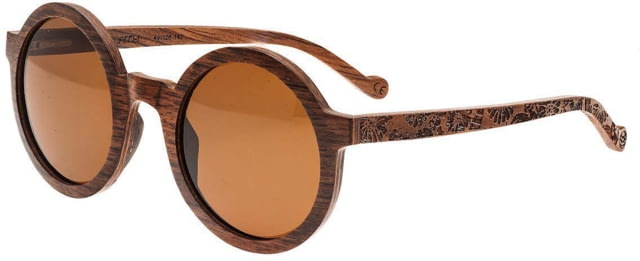 Earth Wood Canary Polarized Sunglass Red Rosewood/Brown One Size