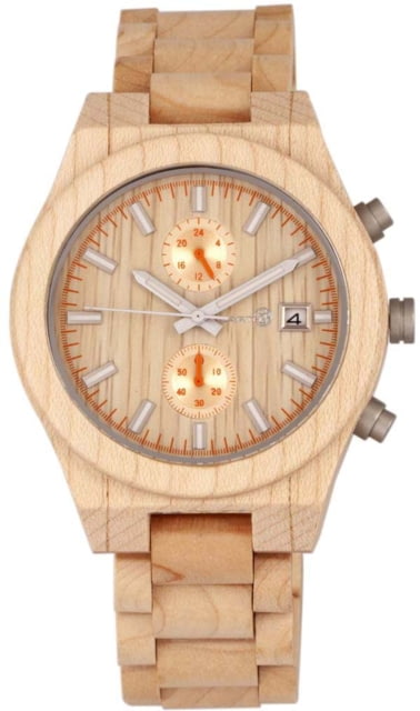 Earth Wood Castillo Bracelet Watch w/Date Khaki One Size