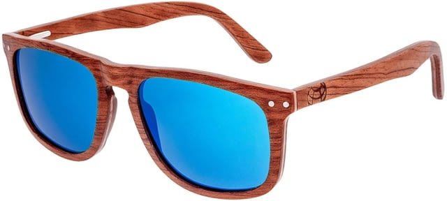 Earth Wood Pacific Polarized Sunglass Brown/Blue One Size
