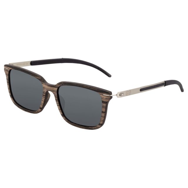 Earth Doumia Polarized Sunglasses - Unisex Swiss Walnut/Black One Size