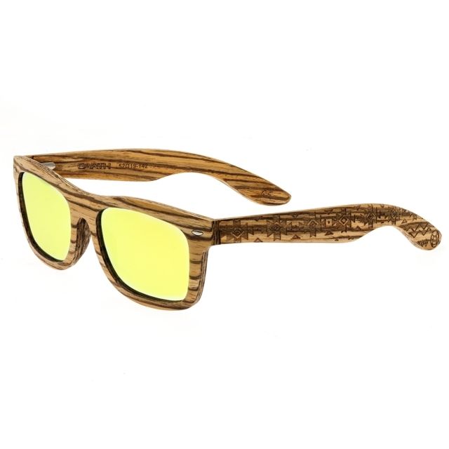 Earth Maya Sunglasses Zebrawood Standard