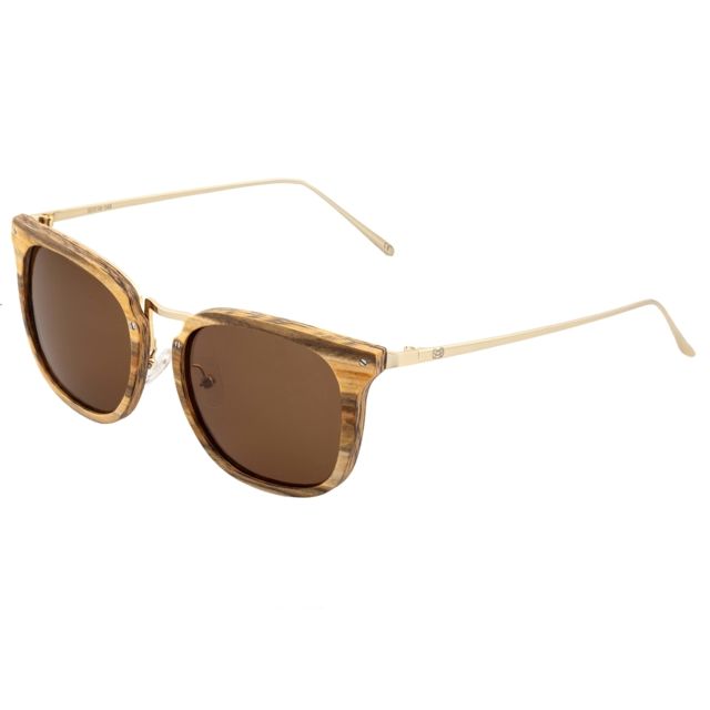 Earth Nosara Polarized Sunglasses - Unisex Apple Wood/Brown One Size