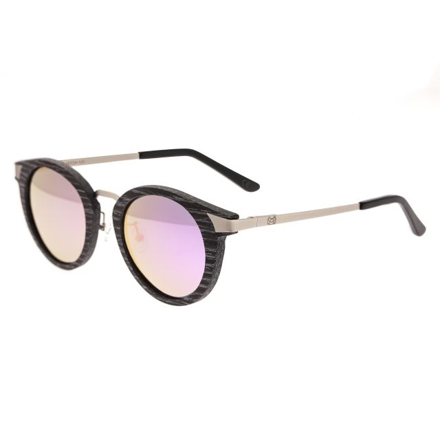 Earth Zale Polarized Sunglasses Black Stripe/Pink