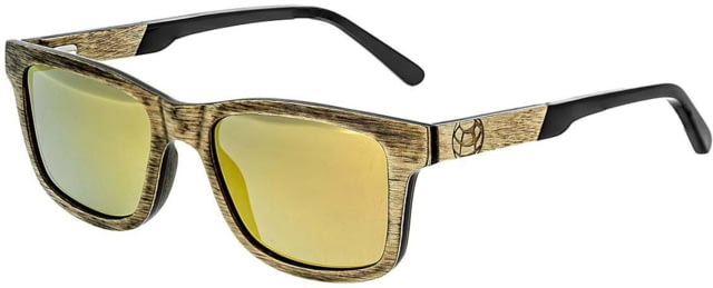 Earth Wood Tide Polarized Sunglass Brown/Gold-Yellow One Size