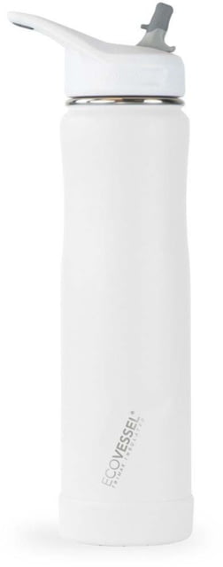 Eco Vessel Summit TriMax Insulated Water Bottle 24oz Whiteout