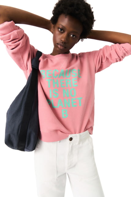 Ecoalf Backalf B Because Sweatshirt - Women's Extra Large Summer Pink