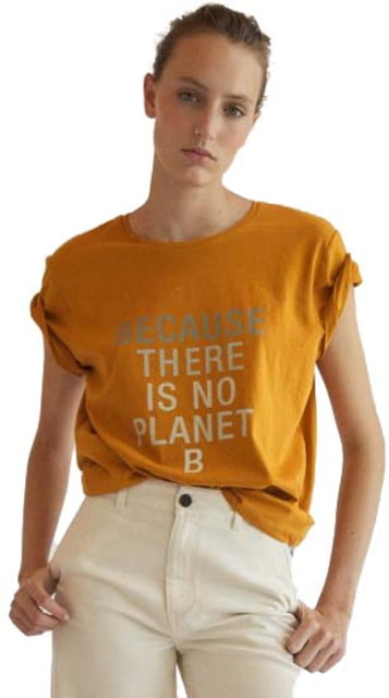Ecoalf Becausalf T-Shirt - Women's Old Mustard Small