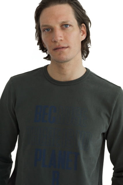 Ecoalf Berdesalf Long Sleeve T-Shirt – Men’s Dark Khaki Medium