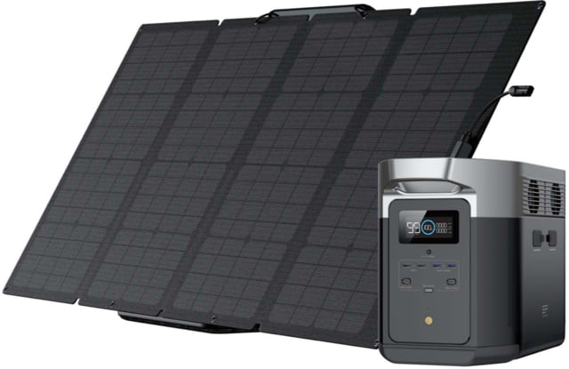 EcoFlow DELTA Max  w/1 Solar Panel 160W Black