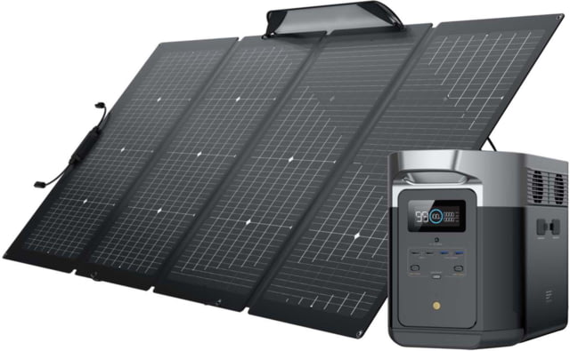 EcoFlow DELTA Max 1600 w/1 Solar Panel 220W Black
