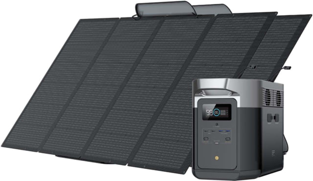 EcoFlow DELTA Max  w/2 Solar Panel 400W Black