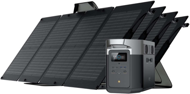 EcoFlow DELTA Max  w/ 4 Solar Panel 110W Black