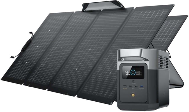 EcoFlow DELTA Mini w/ 2 Solar Panel 220W Black