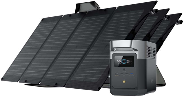 EcoFlow DELTA Mini w/ 3 Solar Panel 110W Black