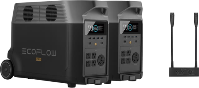 EcoFlow DELTA Pro Portable Power Station w/Double Votage Hub Black