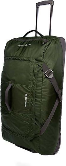 Eddie Bauer Traverse 32 78L Rolling Duffel Bag Dark Loden