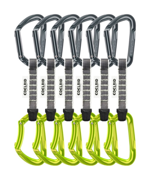 Edelrid Pure Set 6-Pack Quickdraw Slate/Oasis 10cm