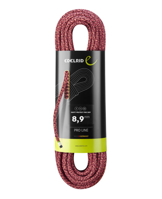 Edelrid Swift Protect Pro Dry 8.9mm Rope Night/Fire 70m
