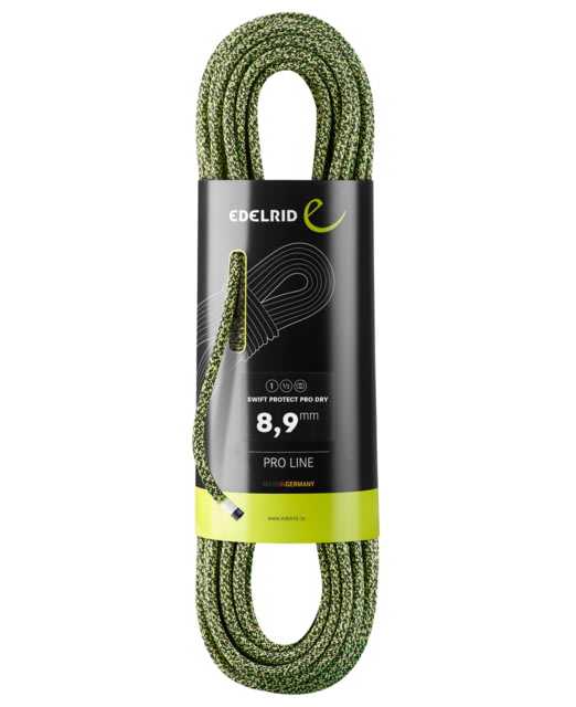 Edelrid Swift Protect Pro Dry 8.9mm Rope Night/Green 70m