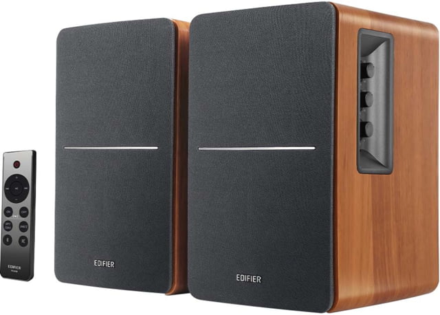 Edifier R1280DBs Powered Bookshelf w/Sub Out Bluetooth Speakers Brown Medium