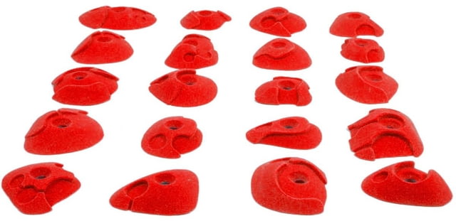 eGrips Drop Art Footholds Red