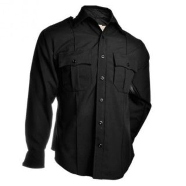 Elbeco Distinction Long Sleeve Shirts Black - 841N-185-35