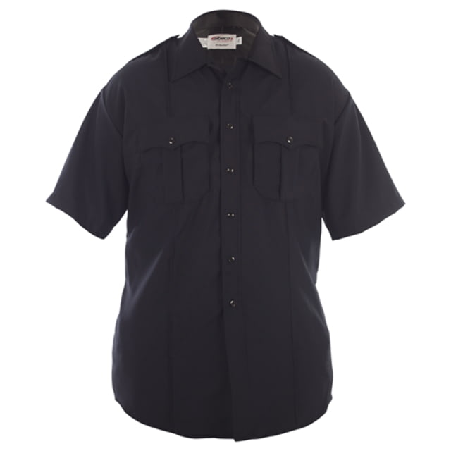 Elbeco Distinction Short Sleeve Poly/Wool Shirt - Mens 14.5 in Navy