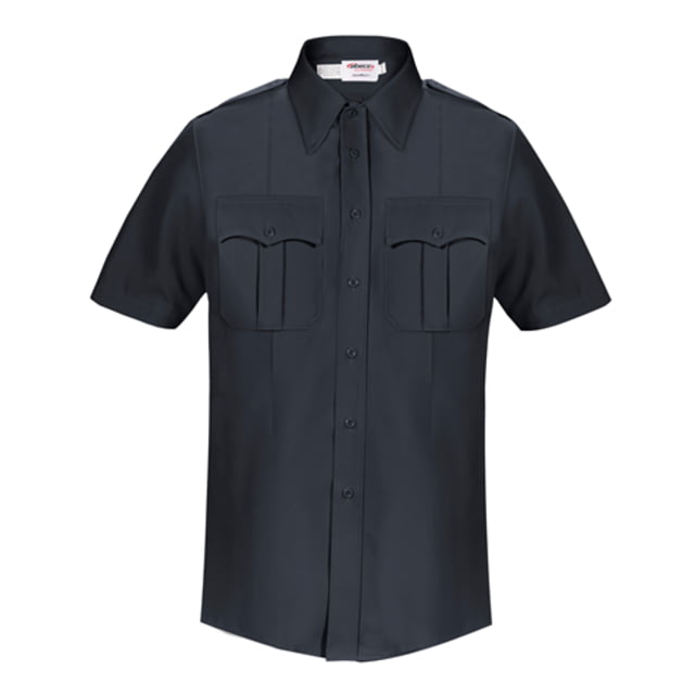 Elbeco DutyMaxx Short Sleeve Poly/Rayon Stretch Shirt - Mens 15.5 in Navy