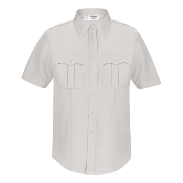 Elbeco DutyMaxx Short Sleeve Poly/Rayon Stretch Shirt - Mens 14.5 in White