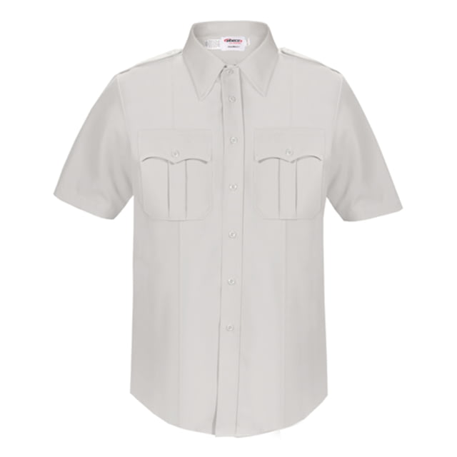 Elbeco Elbeco DutyMaxx Short Sleeve Poly/Rayon Stretch Shirt - Mens 18.5 in White