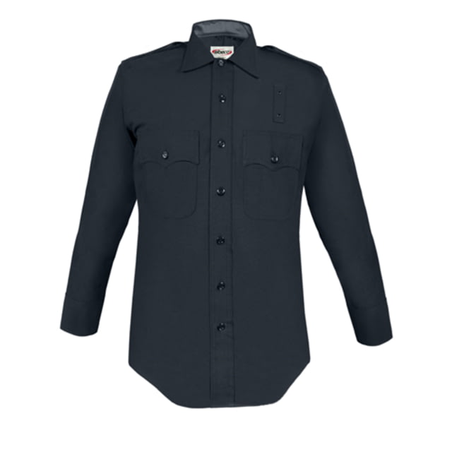 Elbeco LAPD Long Sleeve Heavyweight 100percent Wool Shirt - Mens 14.5 in 33 in Midnight Navy