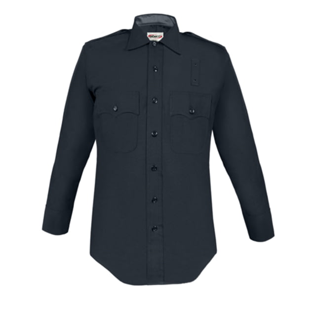 Elbeco LAPD Long Sleeve Heavyweight 100percent Wool Shirt - Mens 18.5 in 35 in Midnight Navy