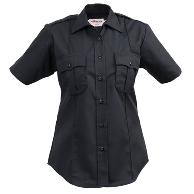 Elbeco Tek3 Short Sleeve Poly/Cotton Twill Shirt - Womens 38 in Midnight Navy