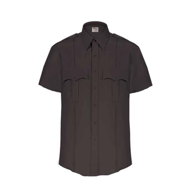 Elbeco TexTrop2 Short Sleeve Shirt - Mens 18.5 in Black