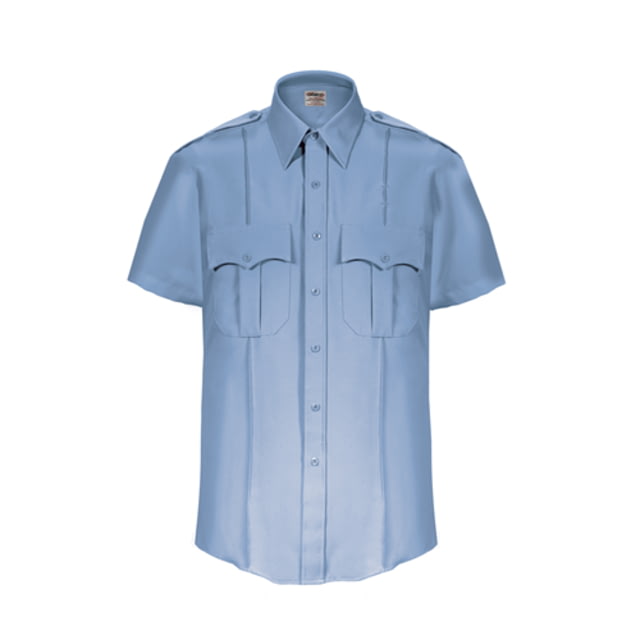 Elbeco TexTrop2 Short Sleeve Shirt - Mens 18.5 in Blue