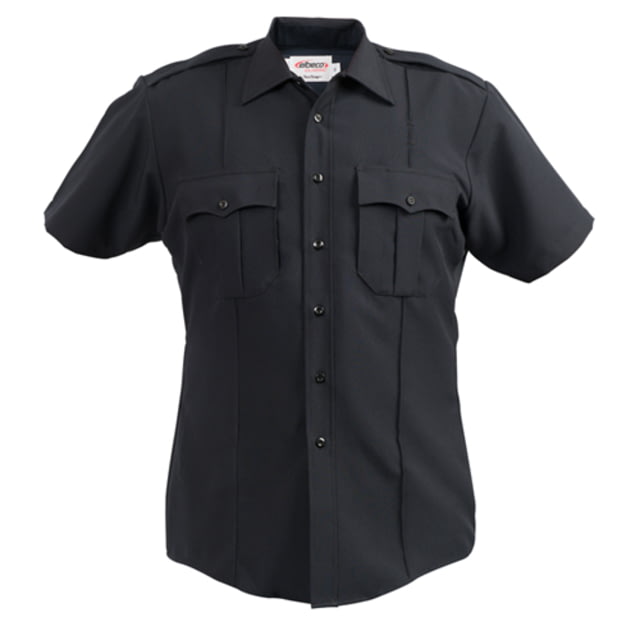 Elbeco TexTrop2 Short Sleeve Shirt - Mens 14.5 in Navy