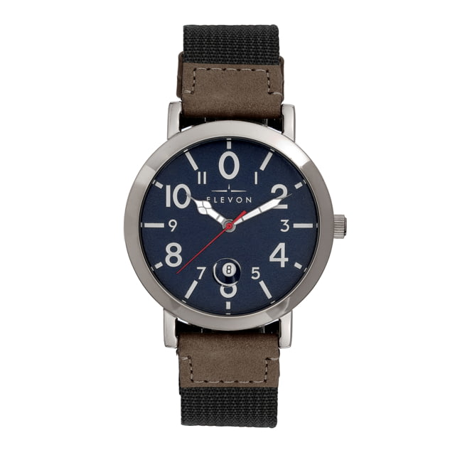 Elevon Mach 5 Canvas-Band Watch w/Date - Mens Blue/Black One Size
