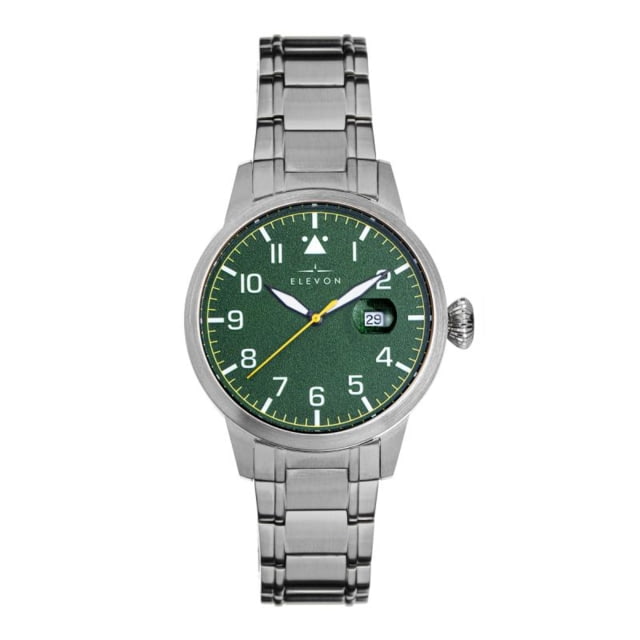 Elevon Stealth Bracelet Watch w/Date Green - Men's