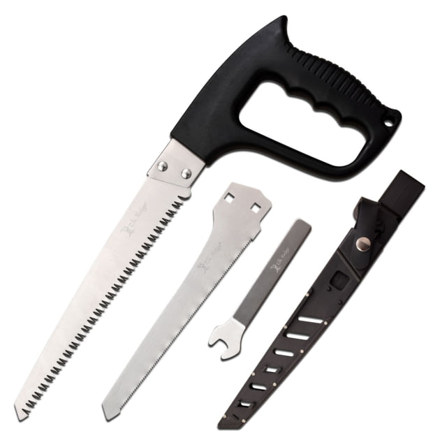 Elk Ridge Elk Ridge Hand Saw Set 8 in 3Cr13 Stainless Steel Stainless Steel Saw Black