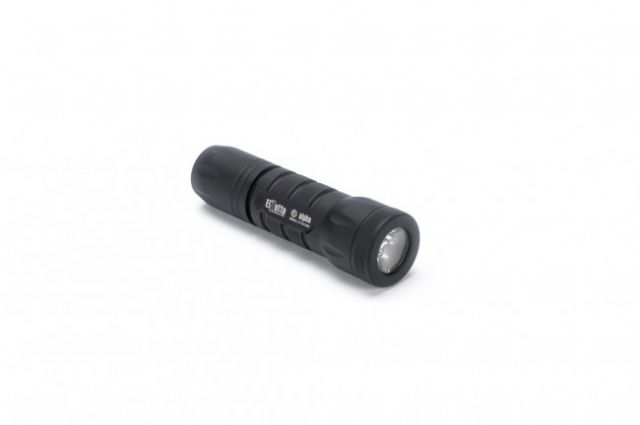 Elzetta Alpha 1-Cell LED Flashlight 415 Lumens w/Standard Bezel Ring Standard Lens Rotary Tailcap Black