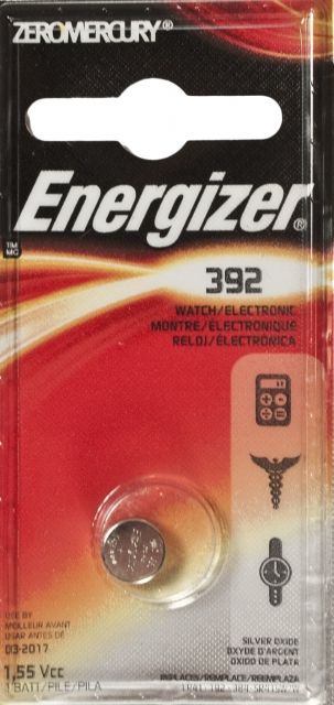Energizer 1.5 Volt Silver Oxide Zero Mercury Button Cell Battery