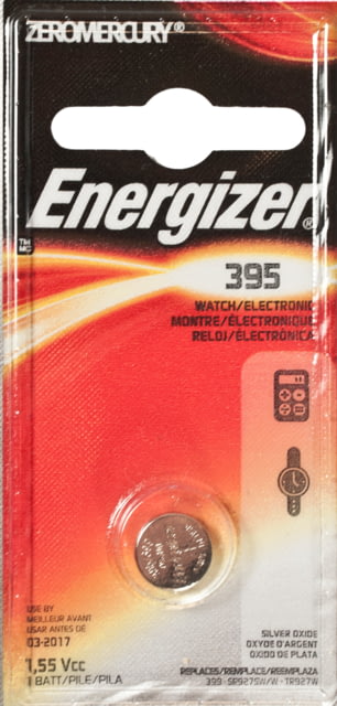 Energizer 1.5 Volt Silver Oxide Zero Mercury Button Cell Battery