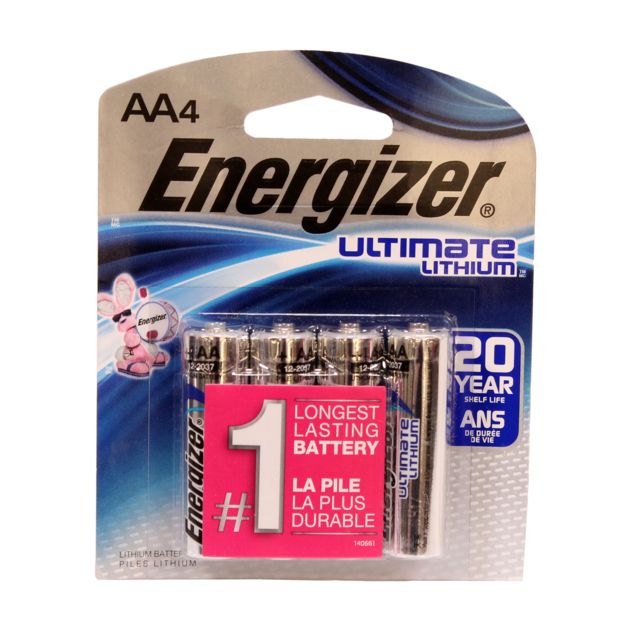 Energizer Energizer Lithium AA Batteries 4 Pack