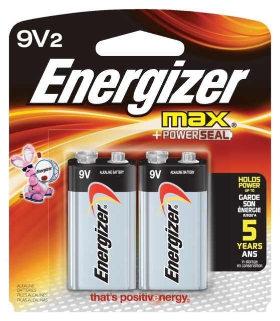 Energizer Max 9V-2 Batteries 24 2-Packs 48 Batteries
