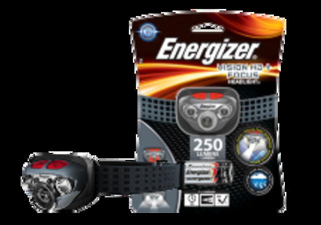 Energizer Vision HD Plus Focus 250 Lumens Headlight Black